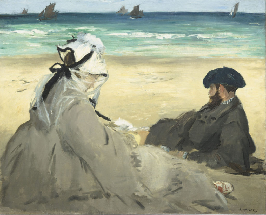 Sulla spiaggia - Edouard Manet