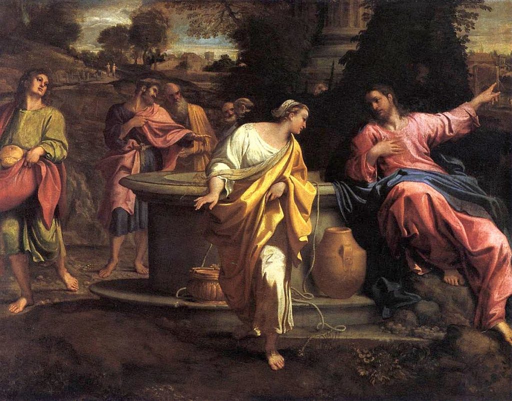 Immagine Cristo e la Samaritana al pozzo di Annibale Carracci