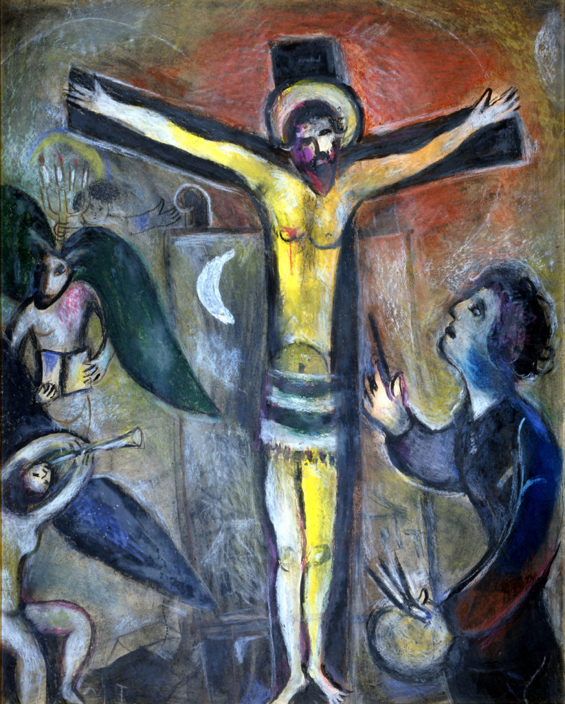 Chagall - Le Christ et le peintre