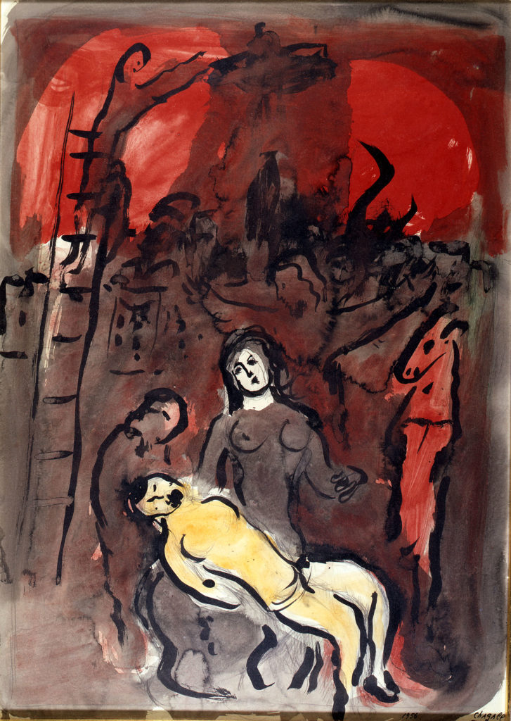 Chagall Pietà rouge